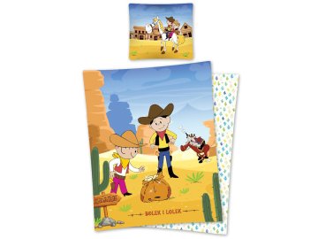 Povlečení Bolek a Lolek kovbojové 140/200, 70/80