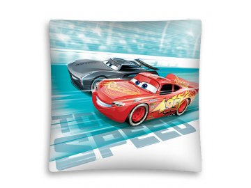Povlak na polštářek Cars speed micro 40x40 cm