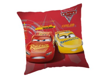 Povlak na polštářek Cars 3 red micro 40x40 cm