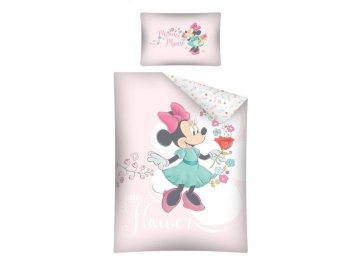 Povlečení do postýlky Minnie pink 100x135, 40x60