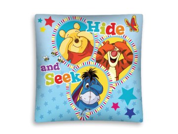 Povlak na polštářek Medvídek Pů a přátelé micro 40x40 cm