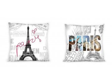 Povlak na polštářek Paříž micro 40x40 cm