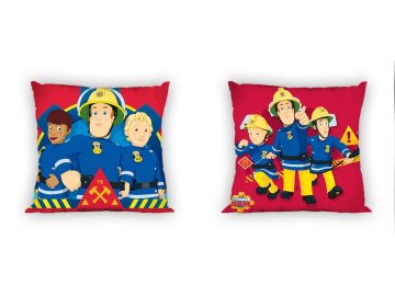 Povlak na polštářek Požárník Sam červený 40x40 cm