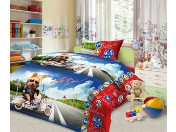 bavlnene detske povleceni biker 0