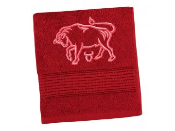 Froté ručník proužek s výšivkou znamení zvěrokruhu