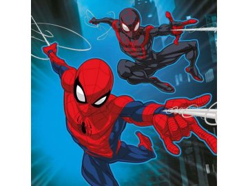 Magický ručníček Spiderman blue  Bavlna - Froté, 30x30 cm