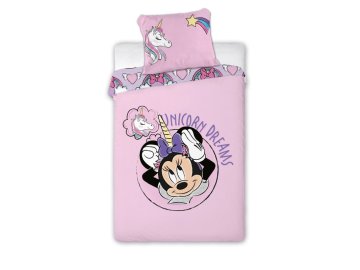 Povlečení Minnie jednorožec Bavlna, 140x200, 70x90 cm