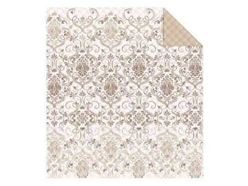 DETEXPOL Přehoz na postel Ornamenty béžová Polyester, 170/210 cm