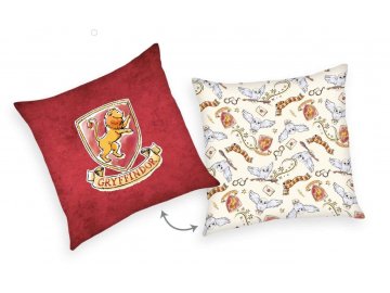Polštářek Harry Potter burgund  Polyester, 40x40 cm