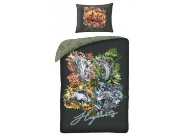 HALANTEX Povlečení Harry Potter Hogwarts Bavlna, 140/200, 70/90 cm