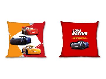 Povlak na polštářek Cars Love Racing  Bavlna, 40x40 cm
