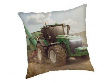 Povlak na polštářek Traktor green  Polyester, 40x40 cm