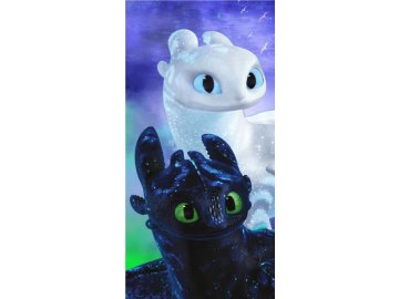 Osuška Jak vycvičit draka Magic  Bavlna - Froté, 70x140 cm