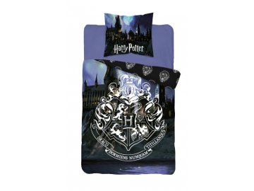 DETEXPOL Povlečení Harry Potter Hrad  Bavlna, 140/200, 70/80 cm