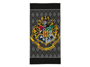 Osuška Harry Potter black  Bavlna - Froté, 70x140 cm