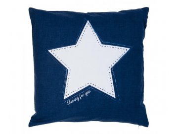 modry povlak na polstar shining for you 4040 cm