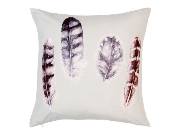 cushion cover 4545 cm green polyester square feathers clayre eef kt021128