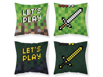 Povlak na polštářek Kostičky svítící  Bavlna, 40x40 cm