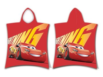 Pončo Cars Mc Queen  Bavlna - Froté, 60x120 cm