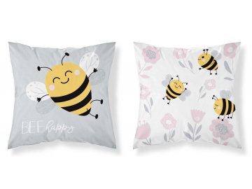 Povlak na polštářek Včelky  Bavlna, 40x40 cm