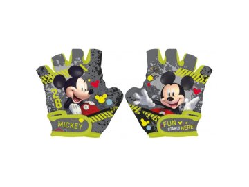 SEVEN Cyklo rukavice Mickey grey 70% polyester, 30% elastan, UNI 5 odpovídá 3 - 9 let
