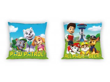 Povlak na polštářek Paw Patrol blue  Bavlna, 40x40 cm