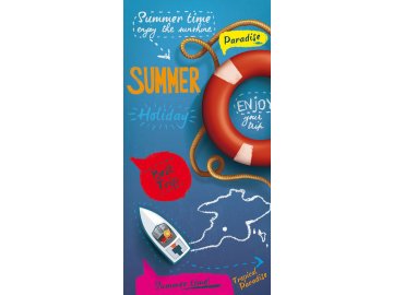 Osuška Dovolená v ráji 70x140 cm