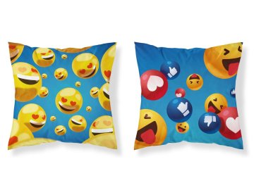 DETEXPOL Povlak na polštářek Smajlíci micro  Polyester, 40/40 cm