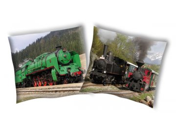 Povlak na polštářek Parní lokomotiva 1 40x40 cm