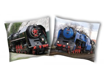 Povlak na polštářek Parní lokomotiva 2 40x40 cm