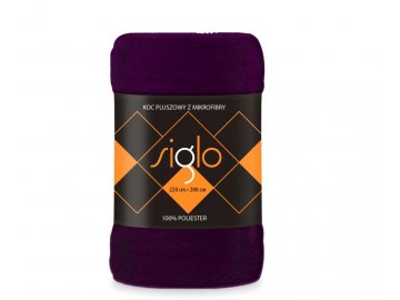 FARO Deka mikroplyš super soft fialová Polyester, 220/200 cm