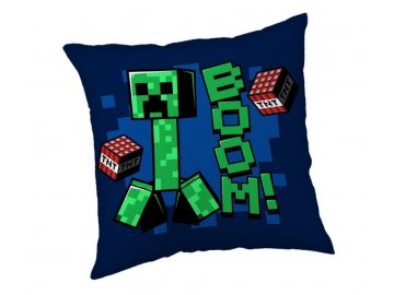 Polštářek Minecraft Jolly Boom Polyester, 40x40 cm