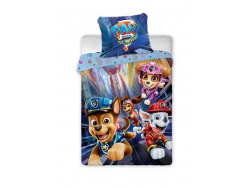 FARO Povlečení do postýlky Paw Patrol Movie jump  Bavlna, 100/135, 40/60 cm