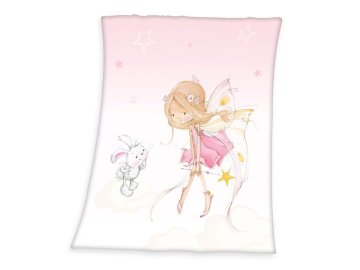 HERDING Fleece deka Malá Víla  Polyester, 130/160 cm