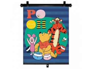 SEVEN Sluneční clona Roletka Medvídek Pů Funny  Plast, Polyester, 1 ks