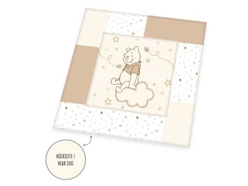 HERDING Dětská deka na hraní Medvídek Pů  Polyester, 115/115 cm