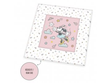 HERDING Dětská deka na hraní Minnie  Polyester, 115/115 cm