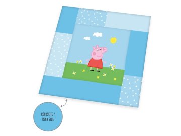 HERDING Dětská deka na hraní Peppa Pig  Polyester, 115/115 cm