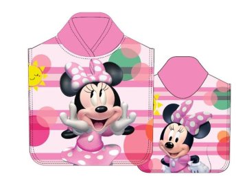 FARO Pončo Minnie stripe  Bavlna - Froté, 50/110 cm