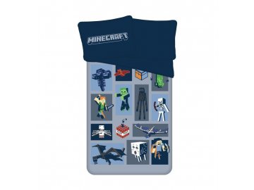 Povlečení Minecraft Emblematic micro  Polyester - mikrovlákno, 140x200, 70x90 cm