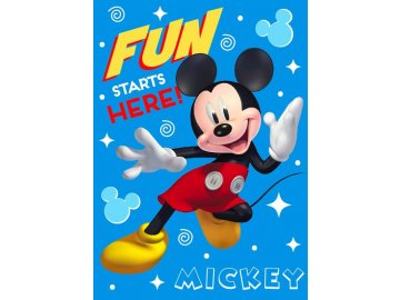 FARO Fleece deka Mickey Fun  Polyester, 100/140 cm