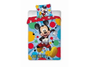 Povlečení Mickey Happy Bavlna, 140x200, 70x90 cm