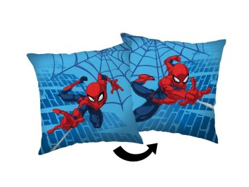 JERRY FABRICS Mikroplyšový povlak na polštářek Spiderman Blue 05 Polyester, 40/40 cm