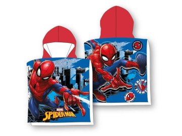 FARO Pončo Spiderman city  Bavlna - Froté, 55/110 cm