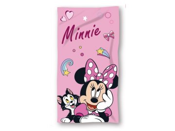 FARO Osuška Minnie růžová  Bavlna - Froté, 70/140 cm