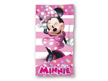 FARO Osuška Minnie proužky  Bavlna - Froté, 70/140 cm