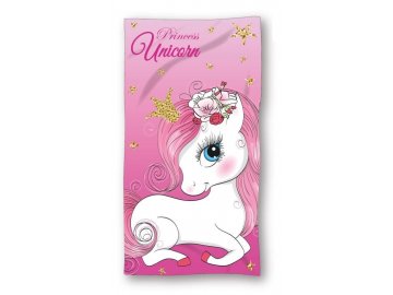 FARO Osuška Jednorožec Princess  Bavlna - Froté, 70/140 cm