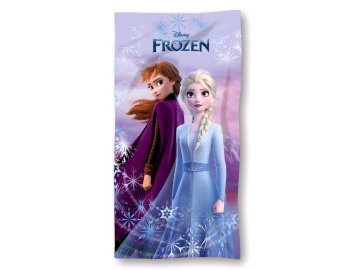 FARO Osuška Micro Ledové Království Anna a Elsa  Polyester, 70/140 cm