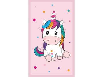FARO Dětský ručník Jednorožec  Bavlna - Froté, 50/30 cm