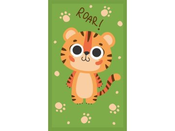 FARO Dětský ručník Tygřík  Bavlna - Froté, 50/30 cm